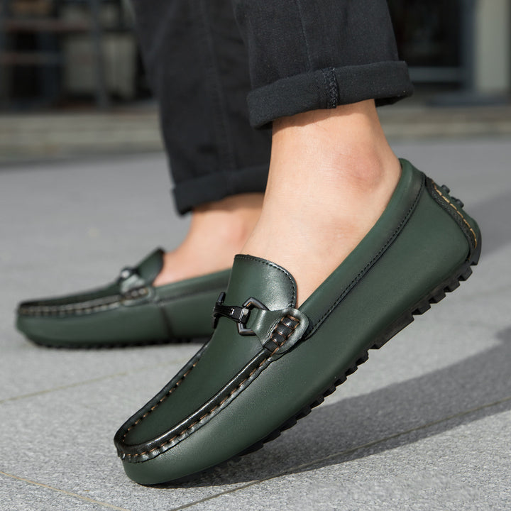 Helvo Genuine Leather Moccasin Loafers