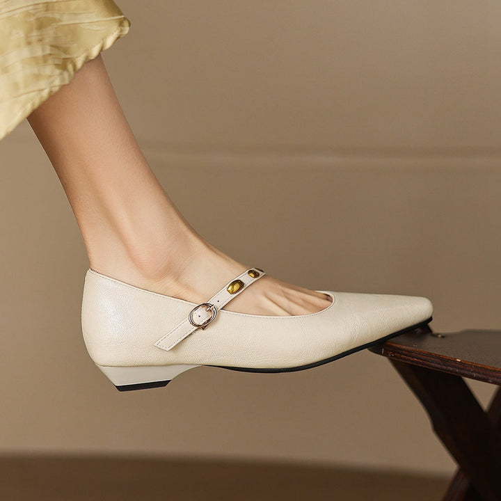 Kalie Studded Leather Pumps