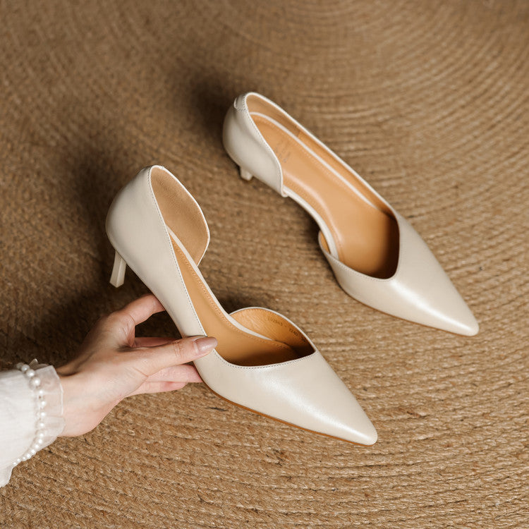 Avella Genuine Leather Heels