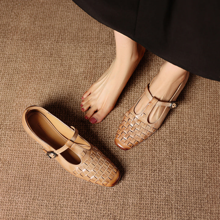 Murel Genuine Leather Flats