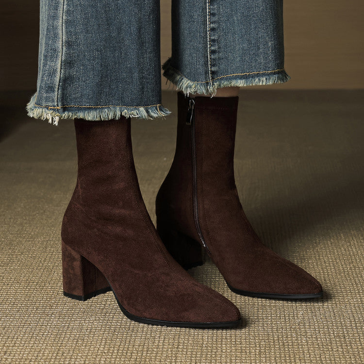 Riva Genuine Suede Boots