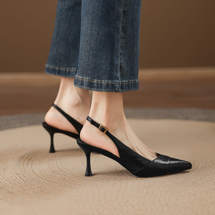 Myla Genuine Leather Heels
