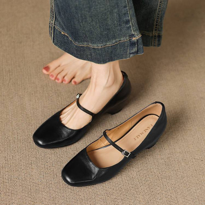 Ryla Genuine Leather Pumps