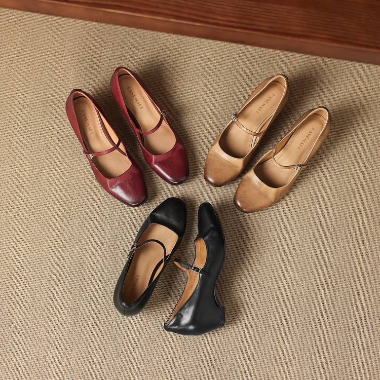 Ryla Genuine Leather Pumps