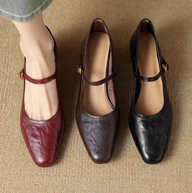 Bella Genuine Leather Heels