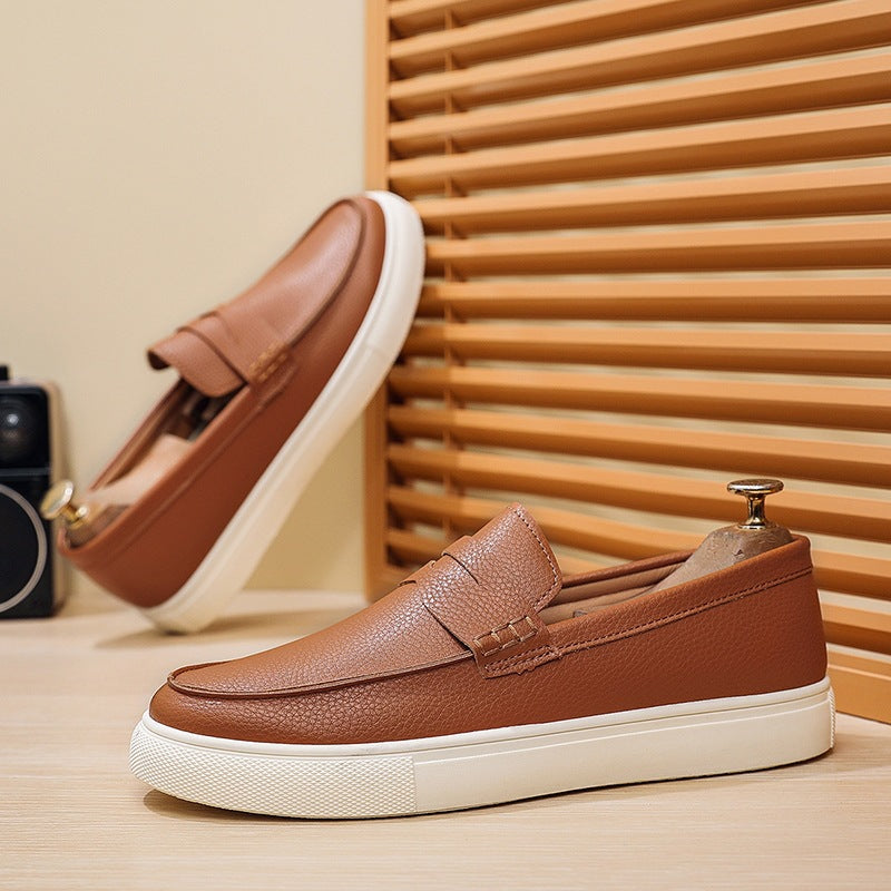 Valdo Leather Penny Loafers