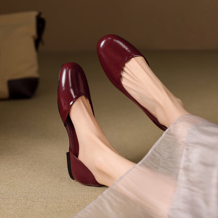 Melza Genuine Leather Flats