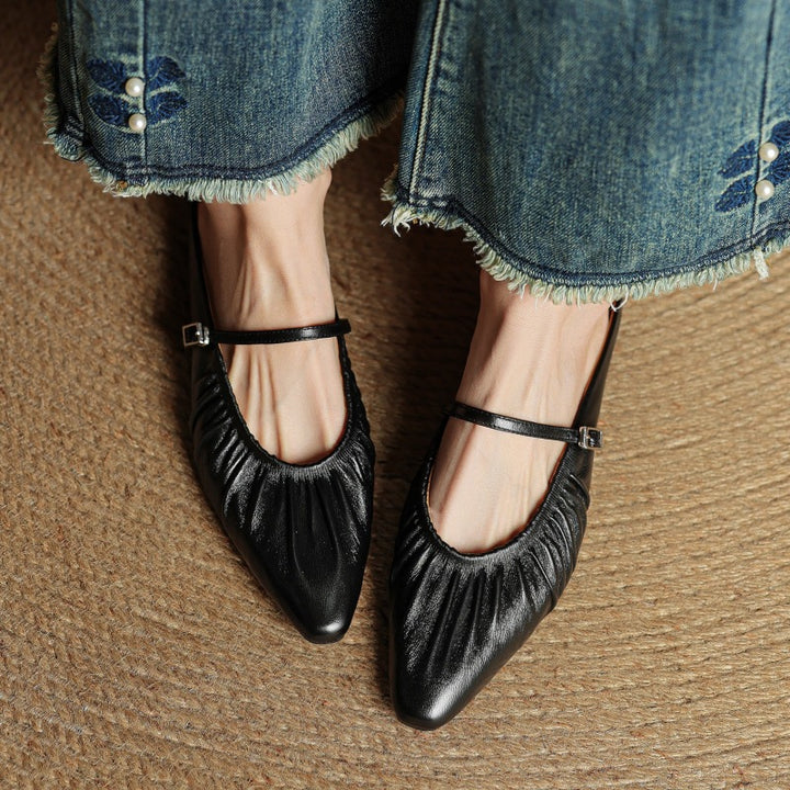 Orena Genuine Leather Mules