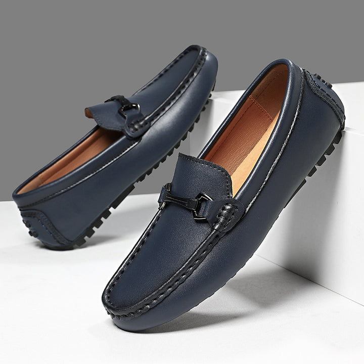 Helvo Genuine Leather Moccasin Loafers