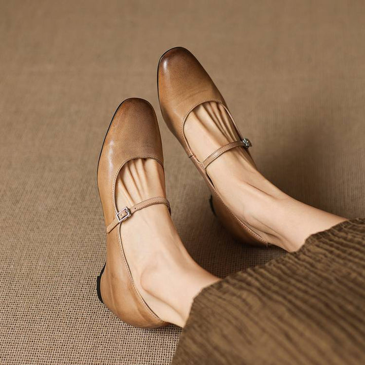 Ryla Genuine Leather Pumps