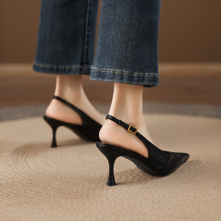 Myla Genuine Leather Heels