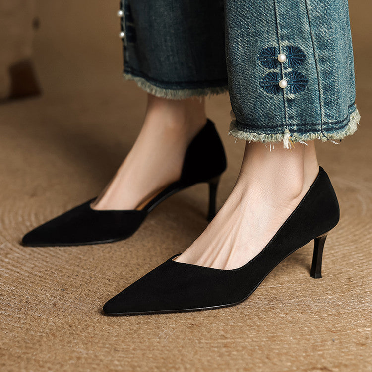 Avella Genuine Leather Heels