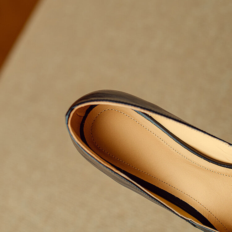 Kelra Genuine Leather Heels