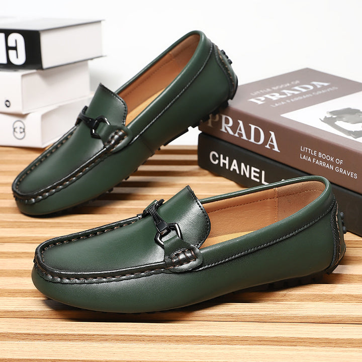 Helvo Genuine Leather Moccasin Loafers