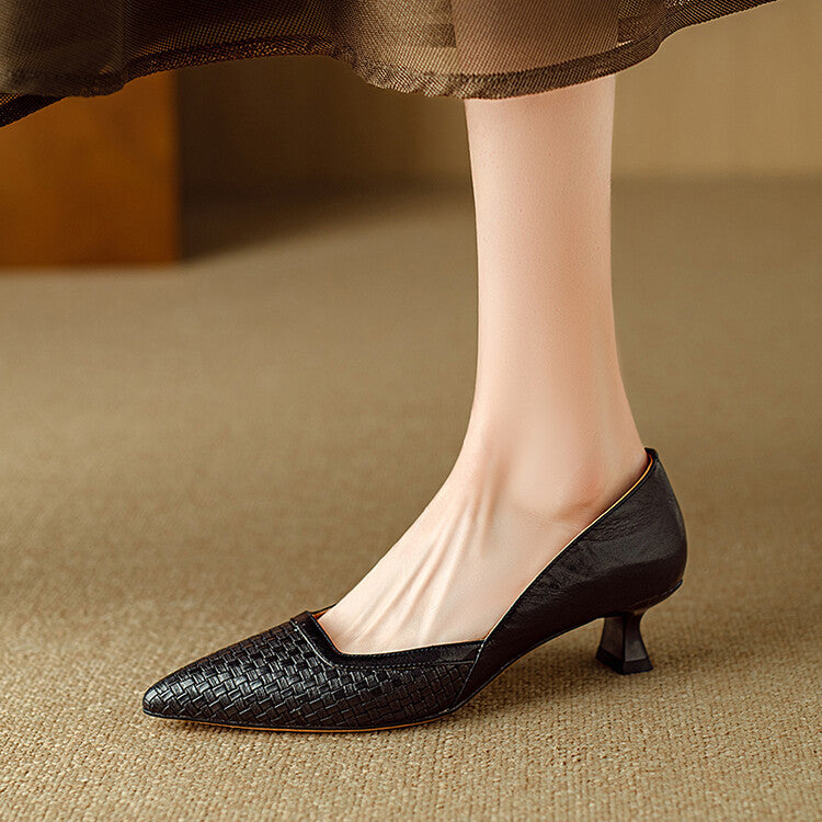 Kelra Genuine Leather Heels