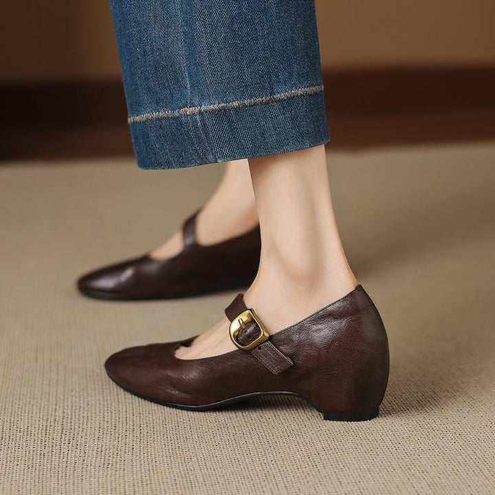 Givry Genuine Leather Heels