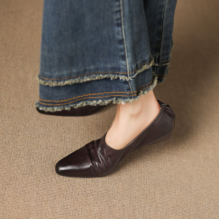 Halen Genuine Leather Pumps