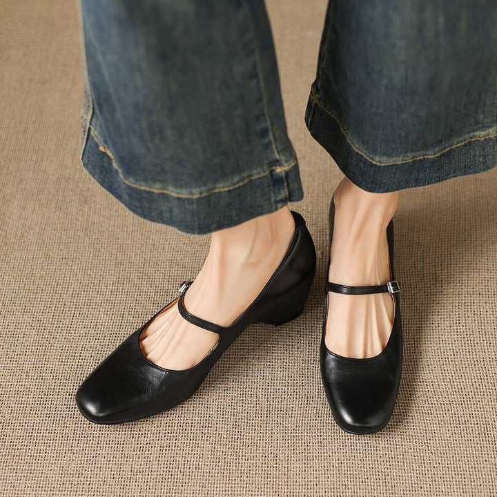 Ryla Genuine Leather Pumps