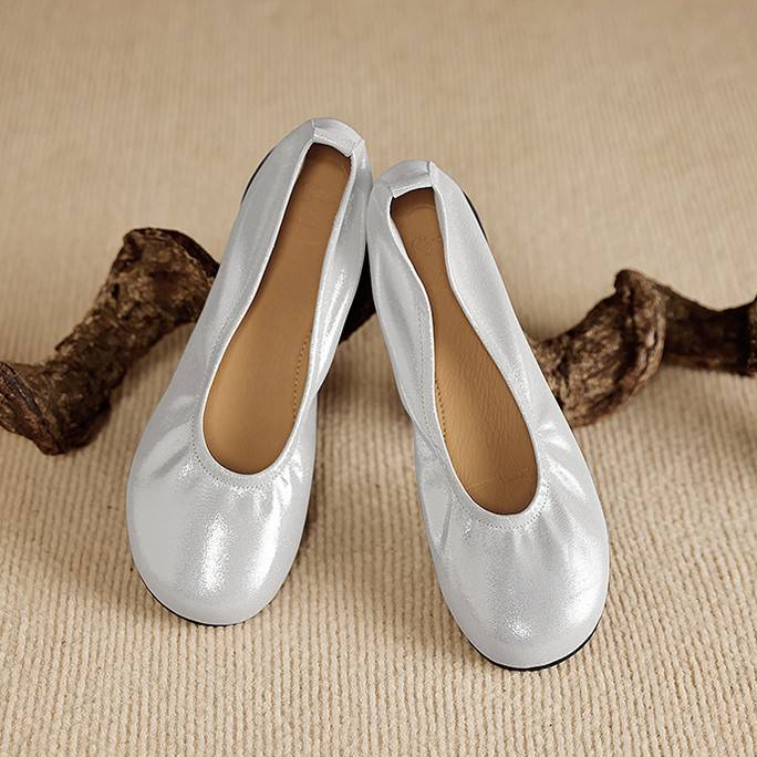 Ozela Genuine Leather Flats