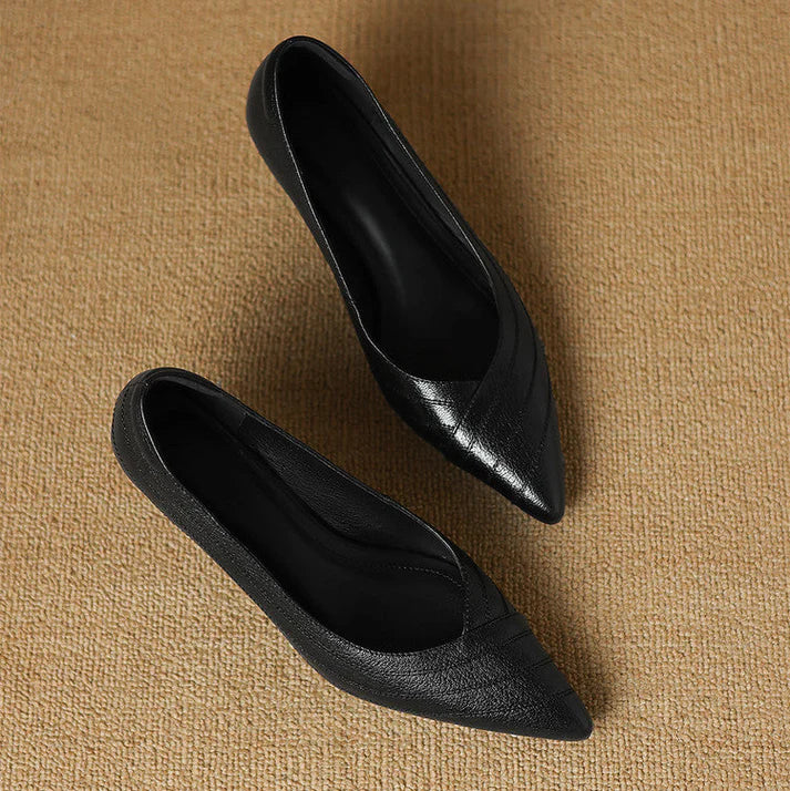 Vela Genuine Leather Heels