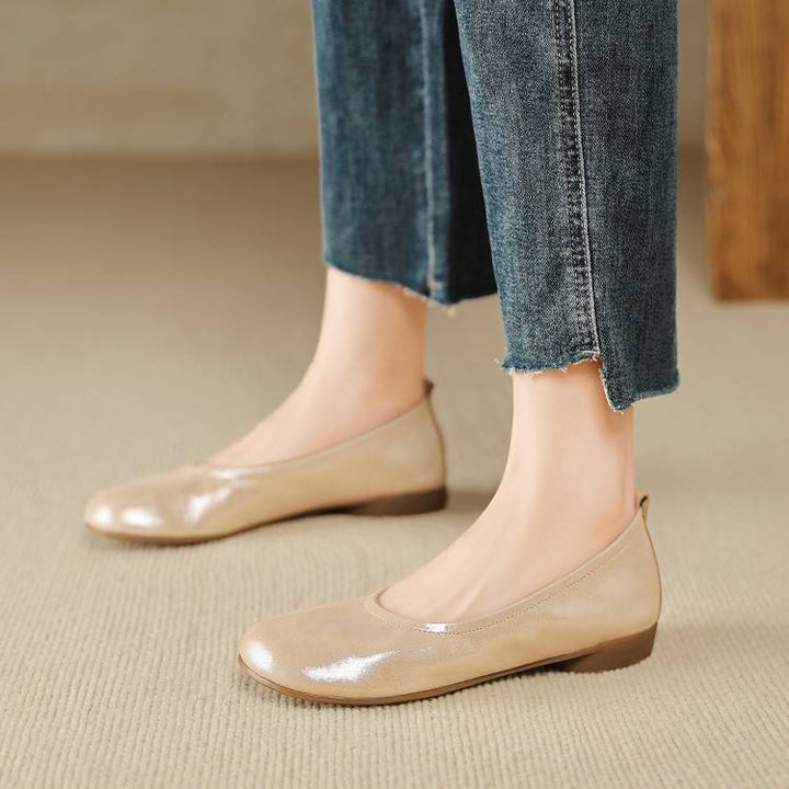 Ozela Genuine Leather Flats