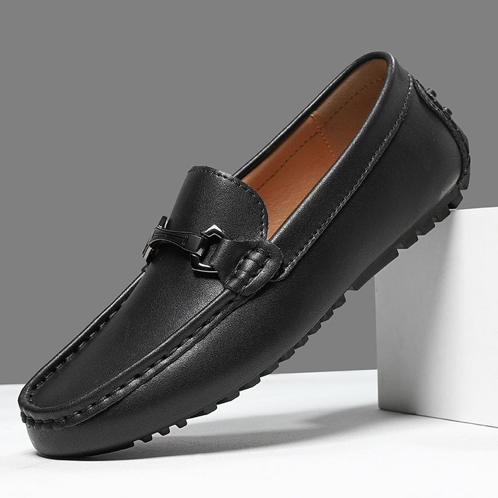 Helvo Genuine Leather Moccasin Loafers