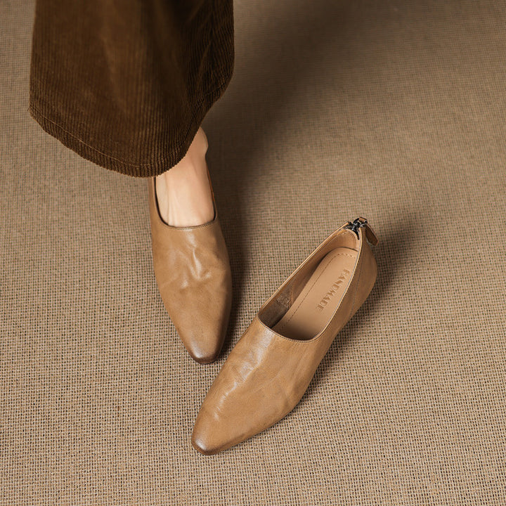 Halen Genuine Leather Pumps