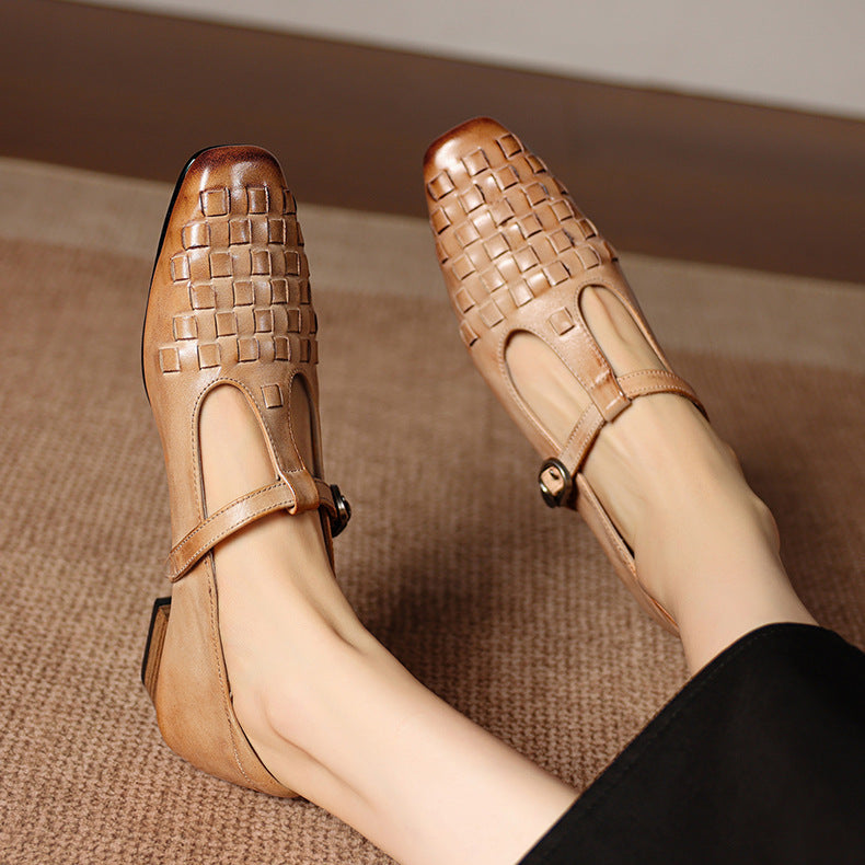 Murel Genuine Leather Flats