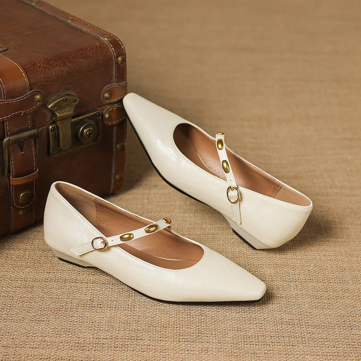 Kalie Studded Leather Pumps