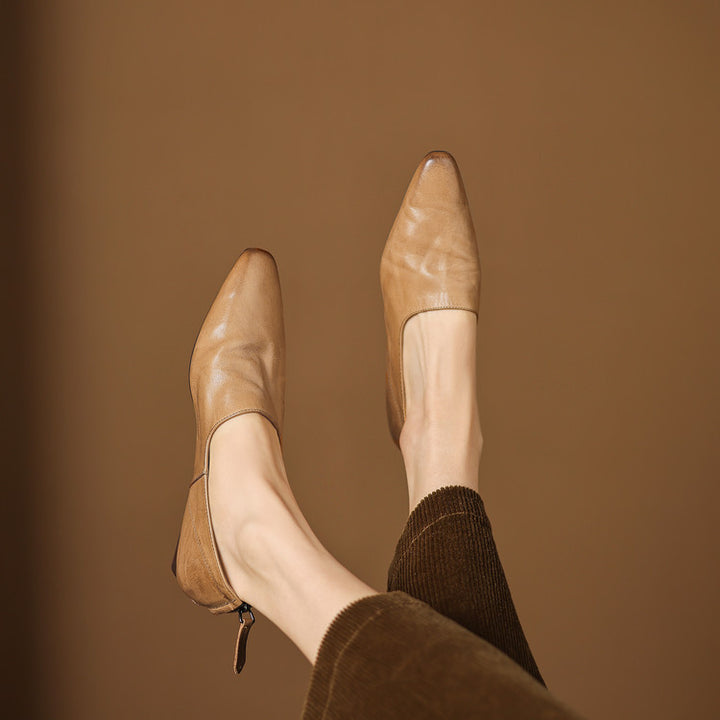 Halen Genuine Leather Pumps