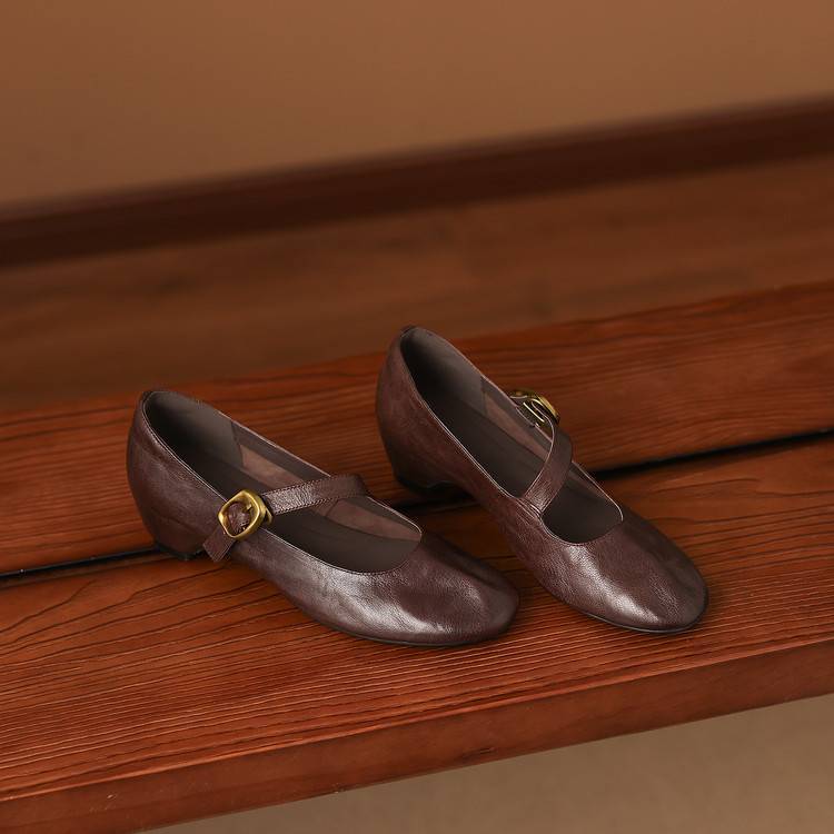 Givry Genuine Leather Heels