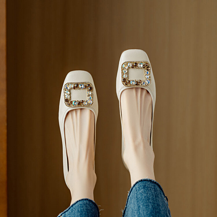 Adela Genuine Leather Flats