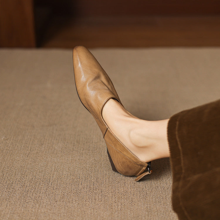 Halen Genuine Leather Pumps