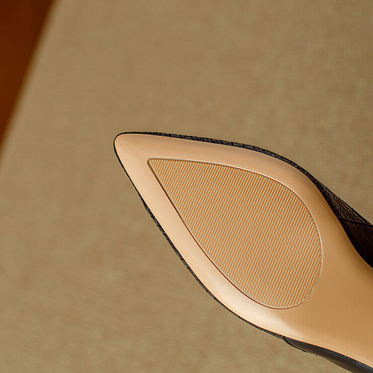 Kelra Genuine Leather Heels