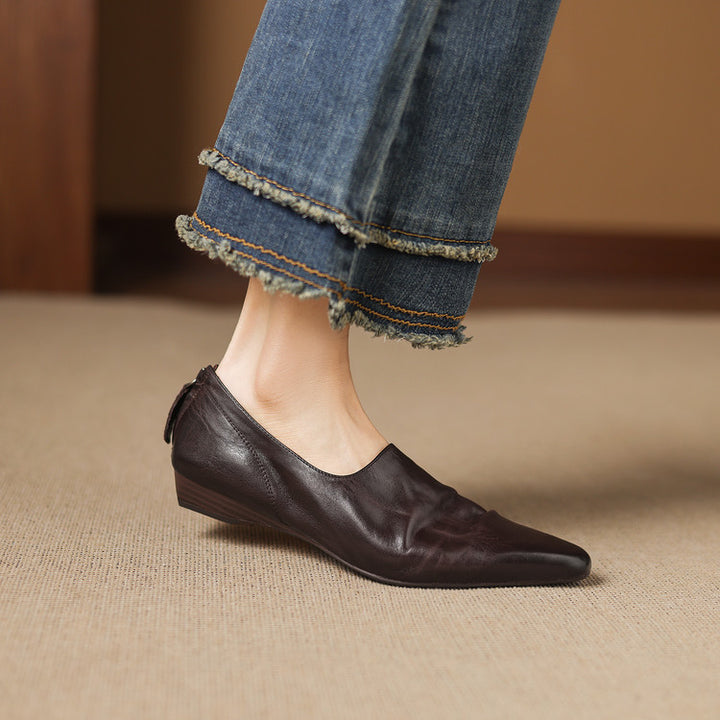 Halen Genuine Leather Pumps