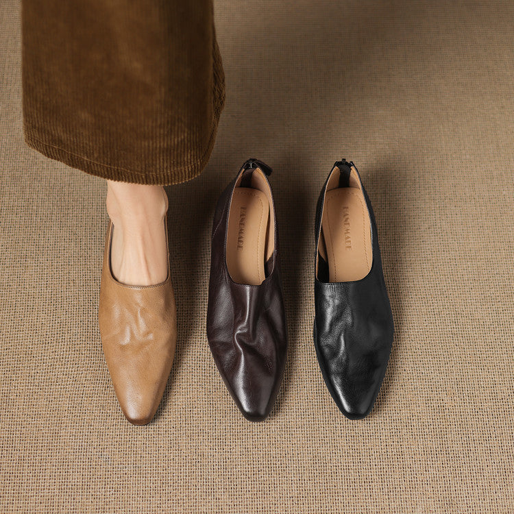 Halen Genuine Leather Pumps