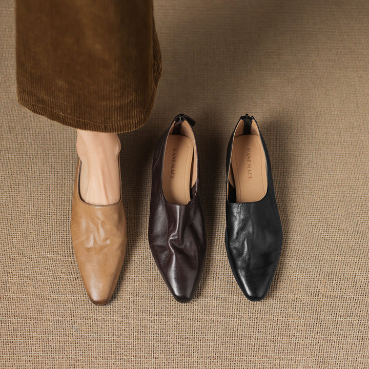 Halen Genuine Leather Pumps