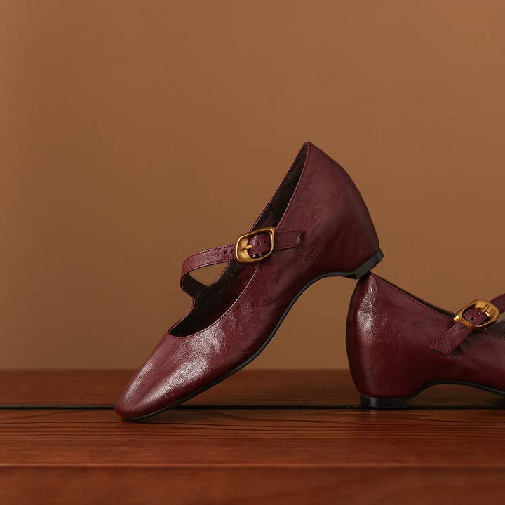 Givry Genuine Leather Heels