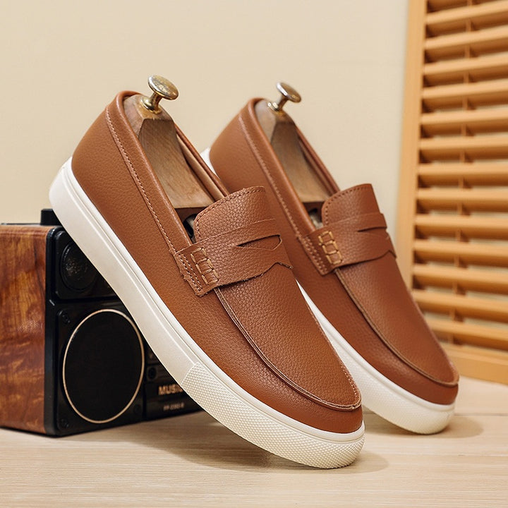 Valdo Leather Penny Loafers