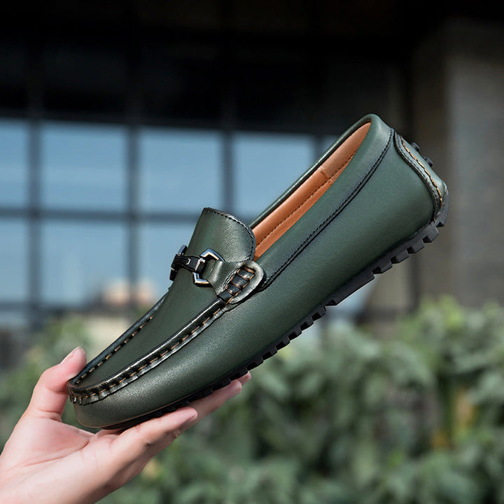 Helvo Genuine Leather Moccasin Loafers
