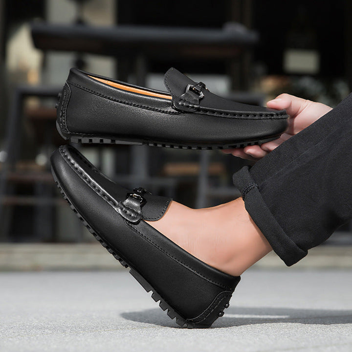 Helvo Genuine Leather Moccasin Loafers