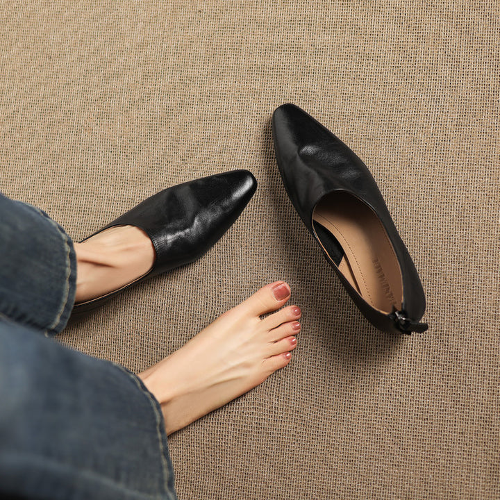 Halen Genuine Leather Pumps