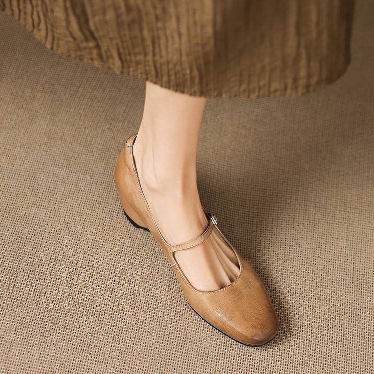 Ryla Genuine Leather Pumps