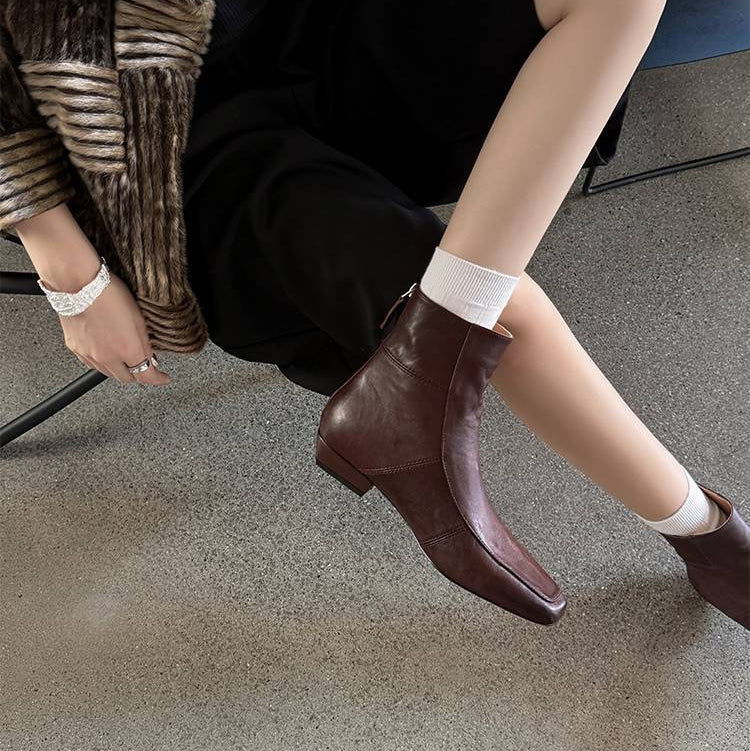 Grena Genuine Leather Boots