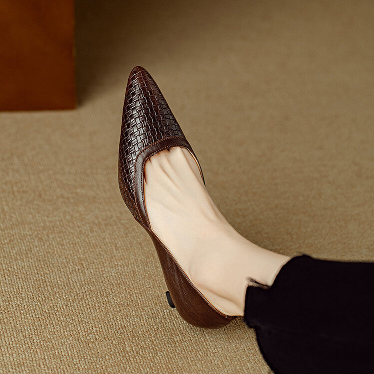 Kelra Genuine Leather Heels