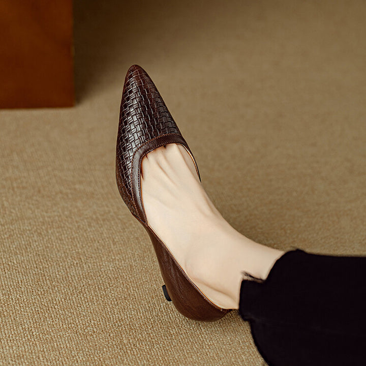 Kelra Genuine Leather Heels