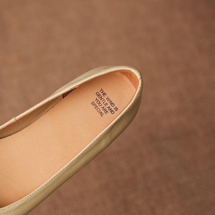 Lorea Genuine Leather Flats