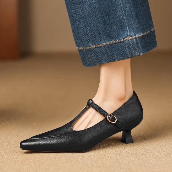 Tirea Genuine Leather Heels