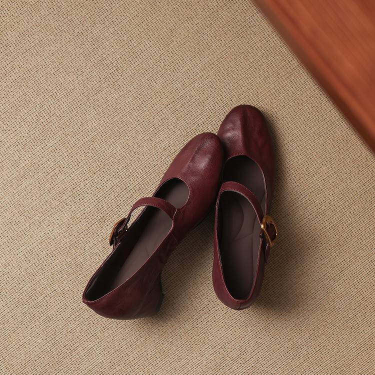 Givry Genuine Leather Heels