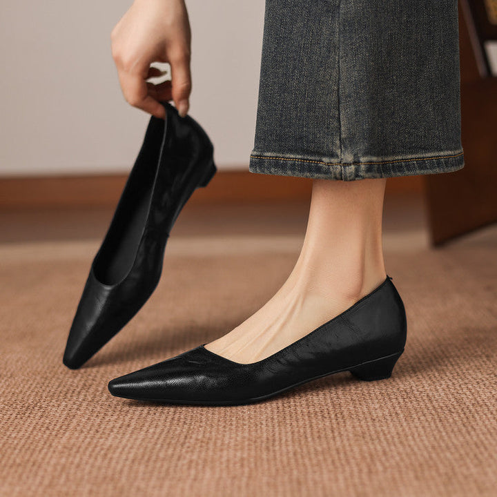 Brisa Genuine Leather Pumps
